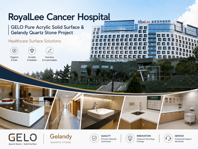 Hospital Oncológico RoyalLee | Projeto de Superfície Sólida e Pedra de Quartzo
